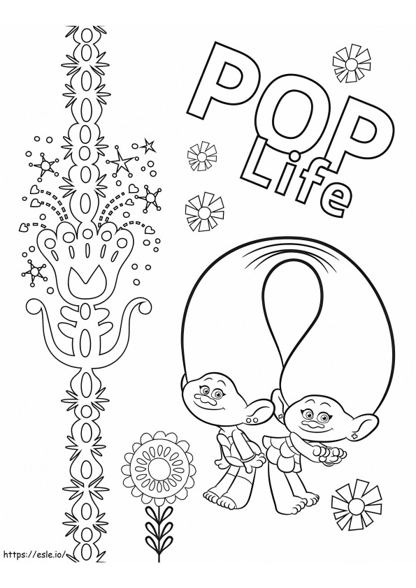 1589186525 Wonder Day Trolls 13 coloring page