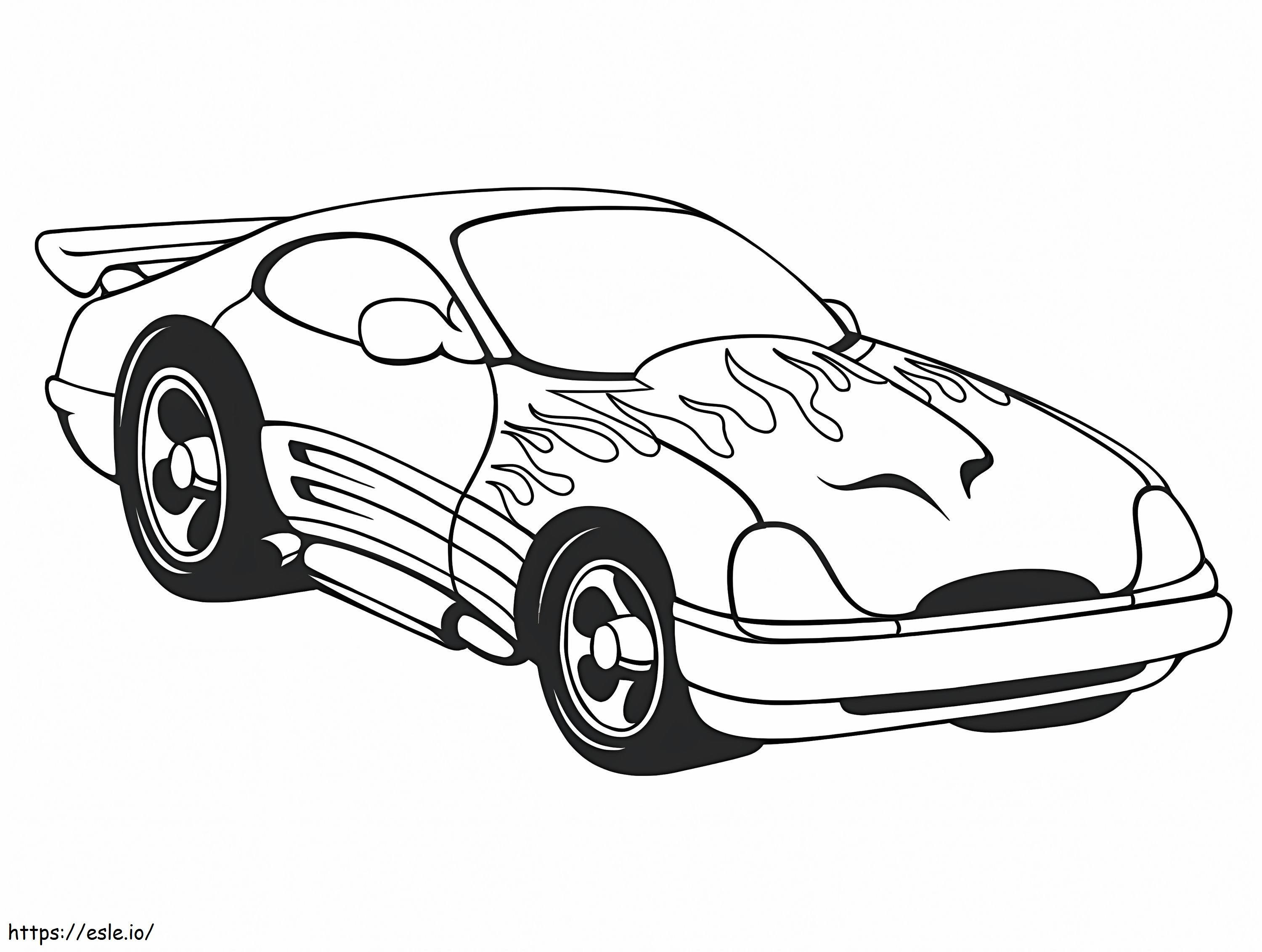 Awesome Car coloring page