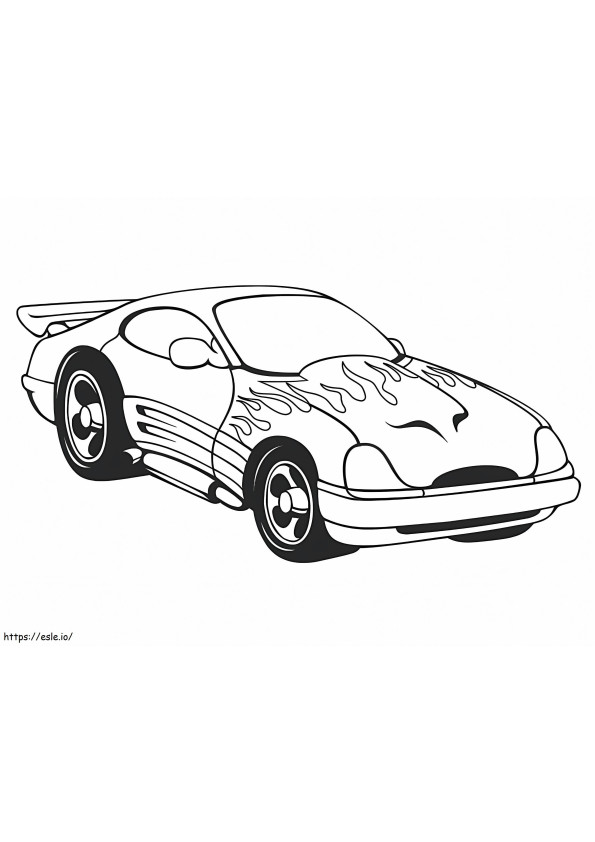 Awesome Car coloring page