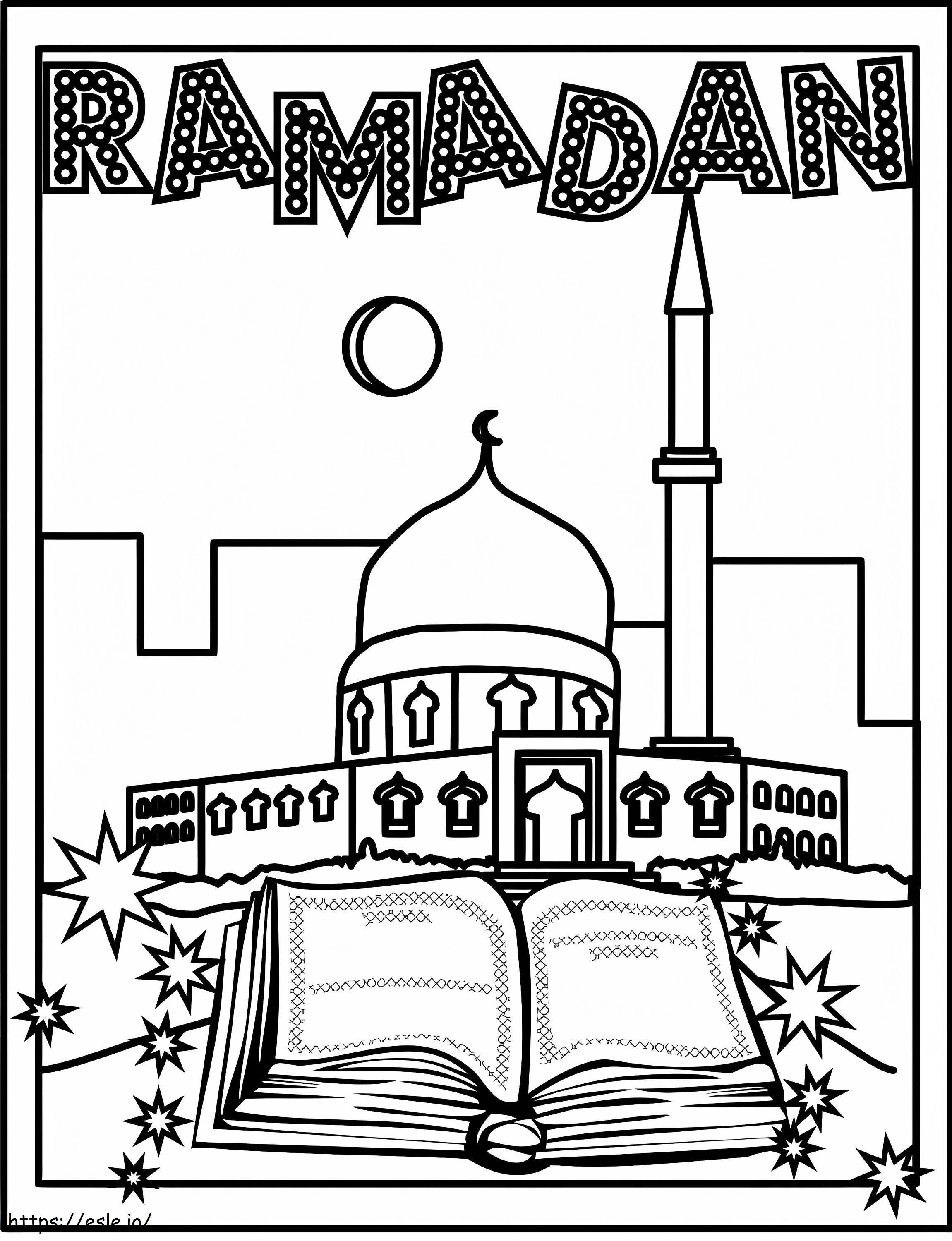 Ramadán para colorear