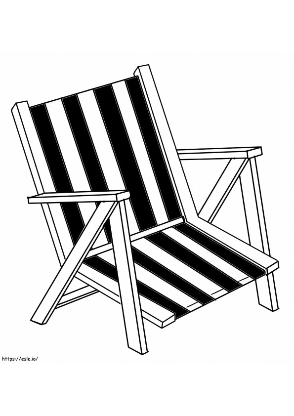 Beach Chair Printable