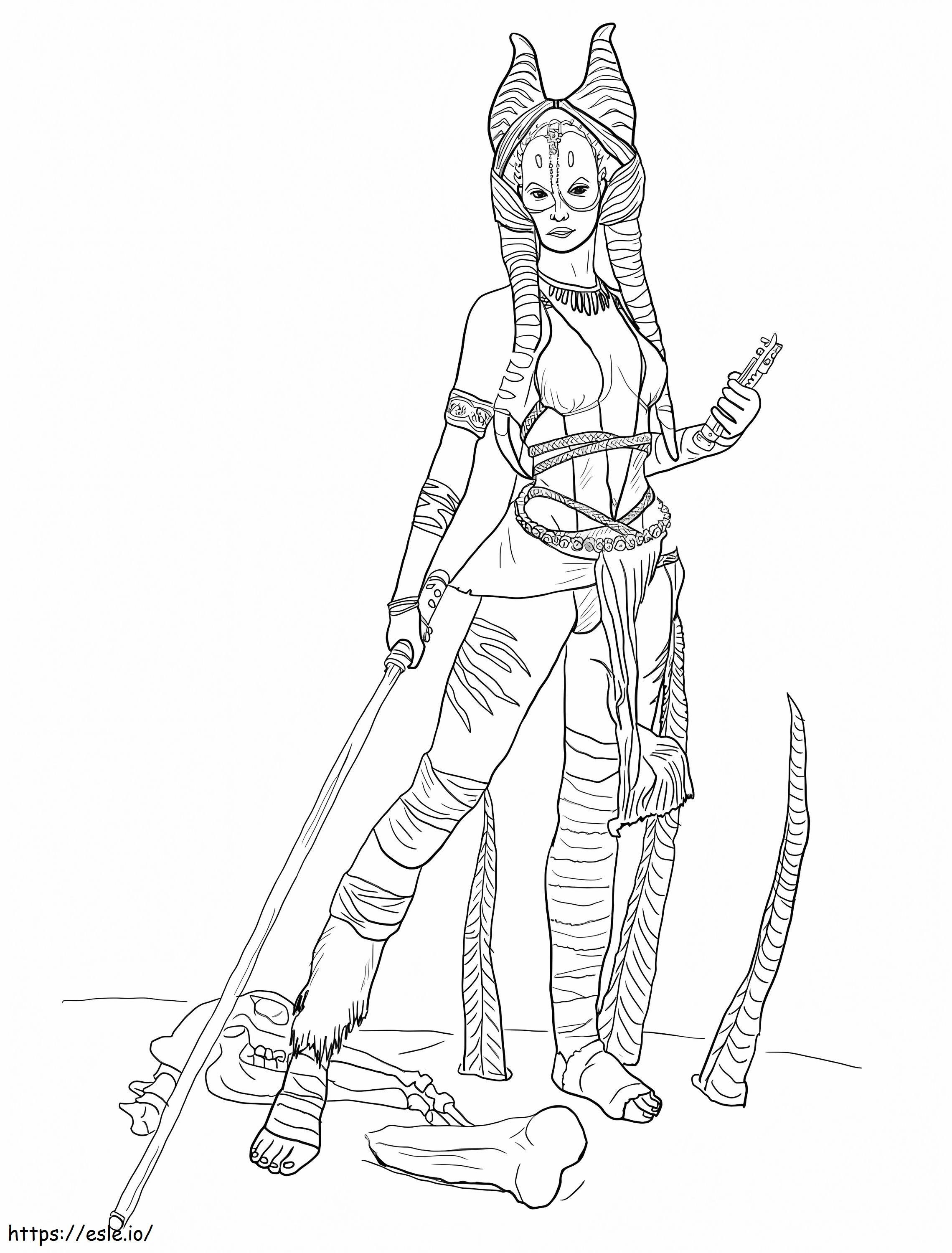 Shaak Ti 778X1024 coloring page