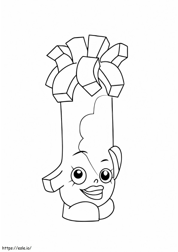 Swiss Miss Shopkin coloring page
