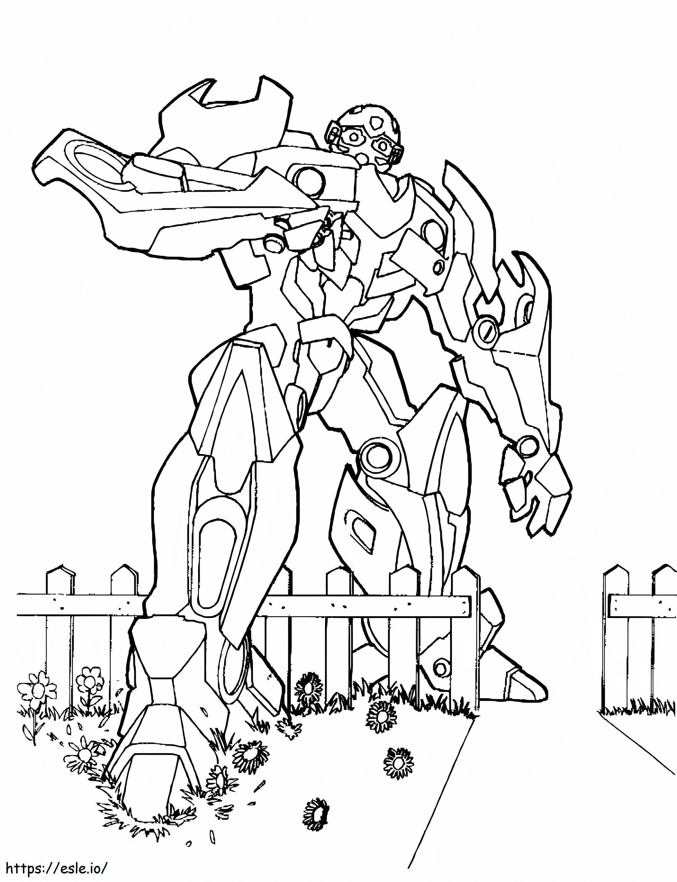 Bumblebee 4 coloring page