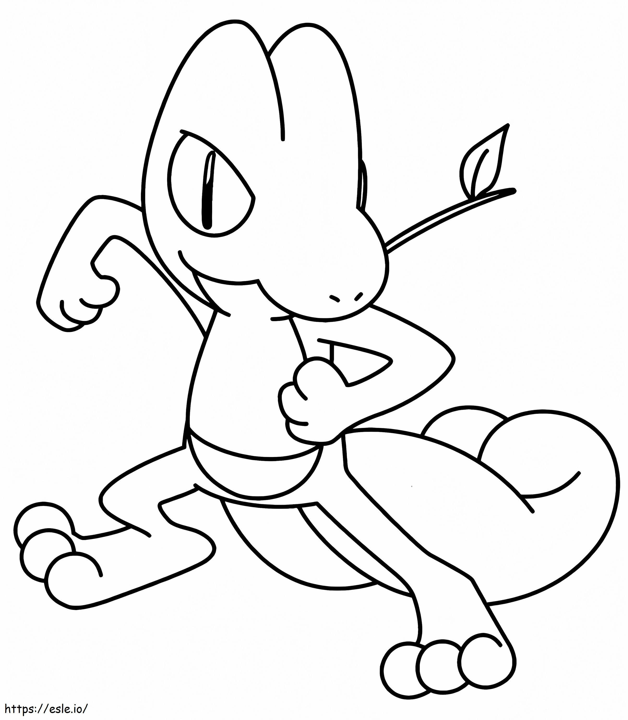 Cooles Treecko-Pokémon ausmalbilder
