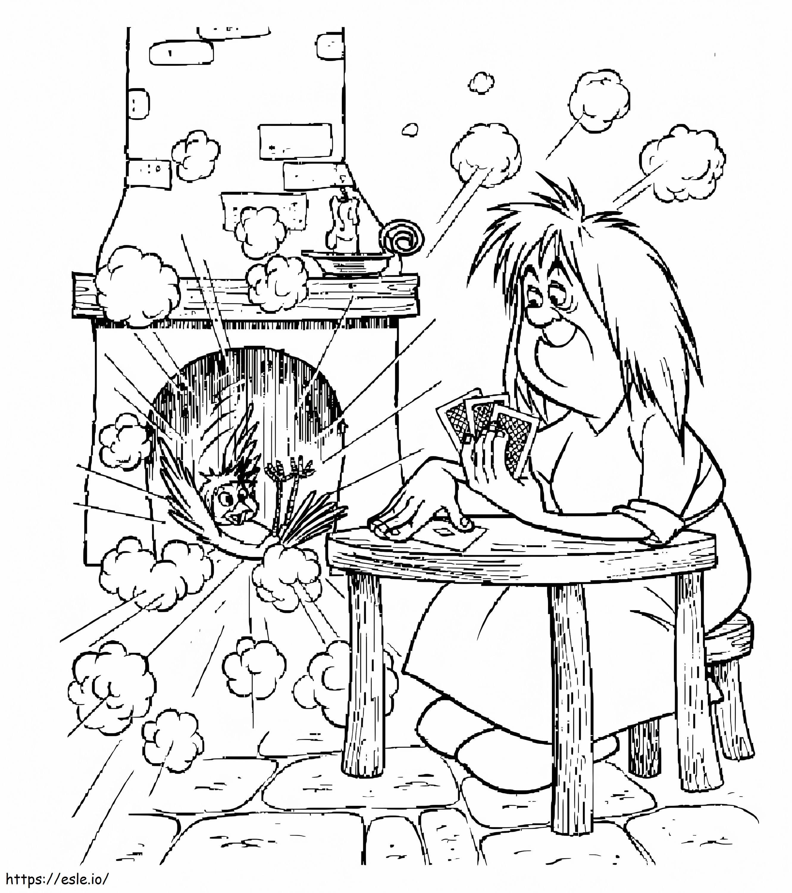 Madam Mim kifestő nyomtatható ingyenes PDF