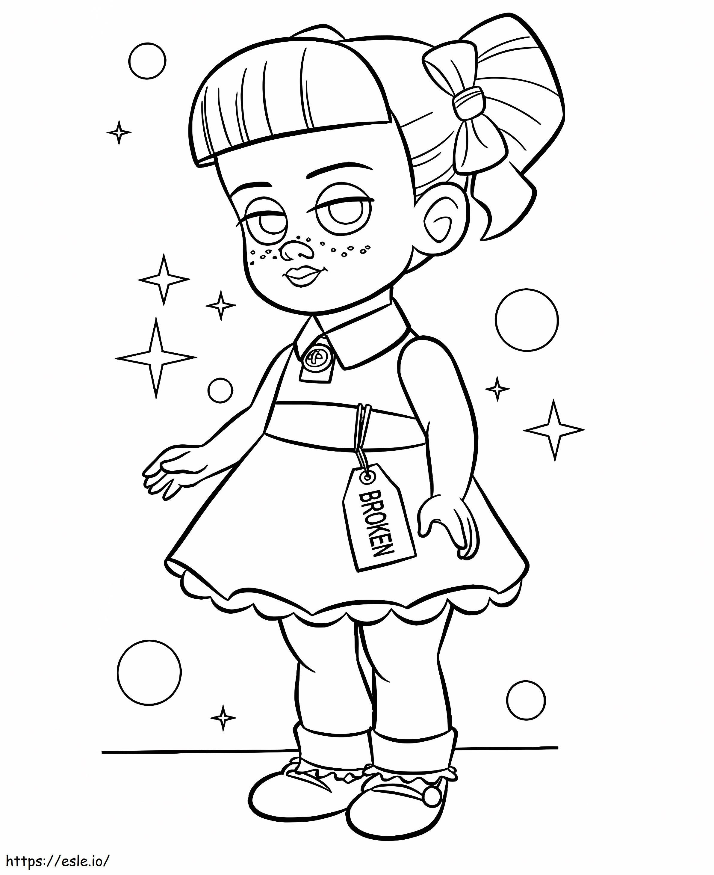 Gabby Gabby 3 coloring page