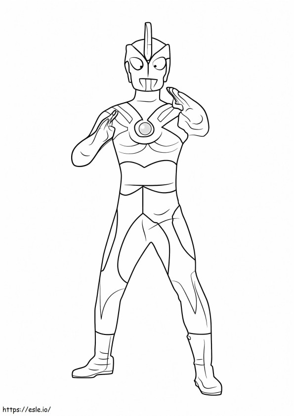 Ultraman Ace coloring page