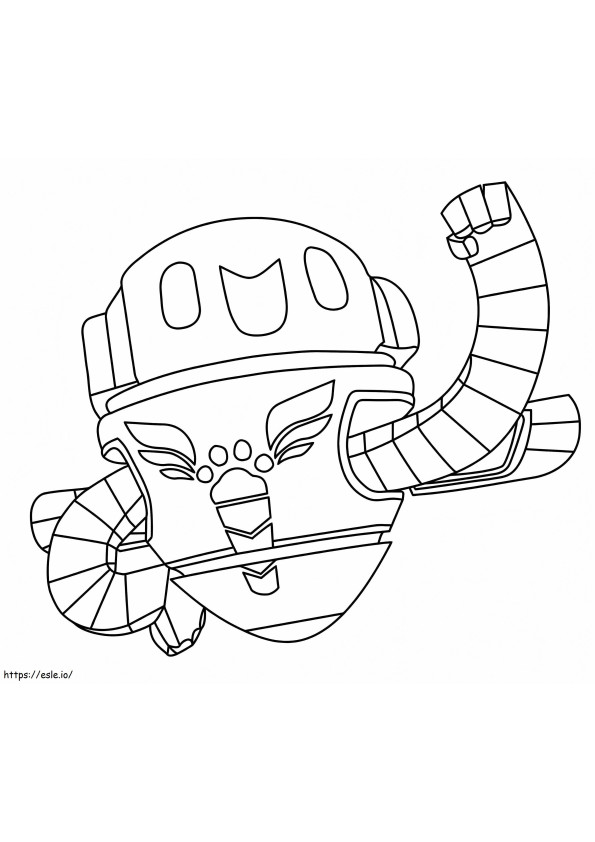 PJ-robotti PJ Masksilta värityskuva