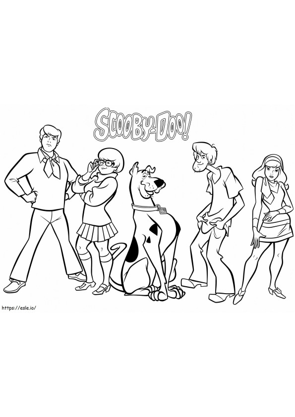 1532424893 Family Scoobydoo A4 E1600333151362 coloring page