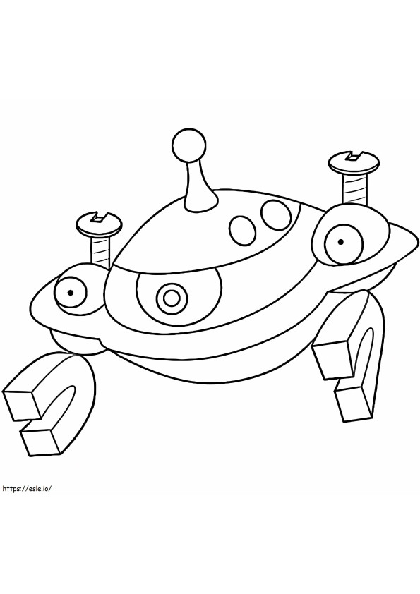 Magnezone Pokemon 3 coloring page