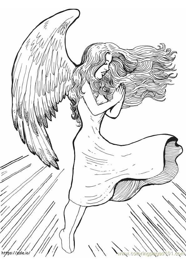 Good Angel coloring page