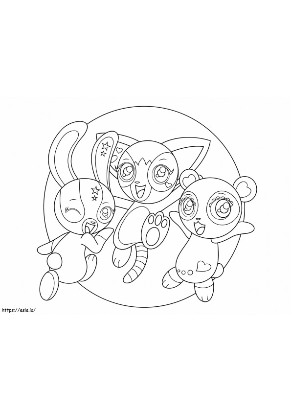 Free Zoobles coloring page