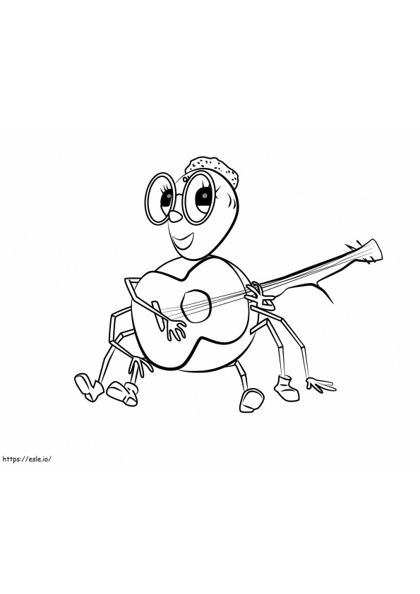 1594169554 How To Draw Holley From Miss Spiders Sunny Patch Friends Step 0 coloring page