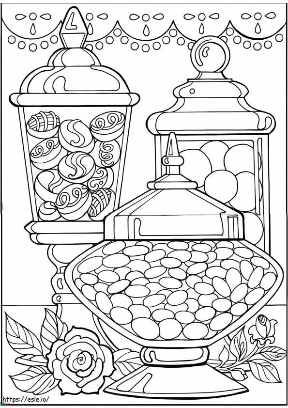 Sweet Desert coloring page
