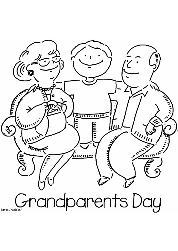 Grandparents Day 1 coloring page