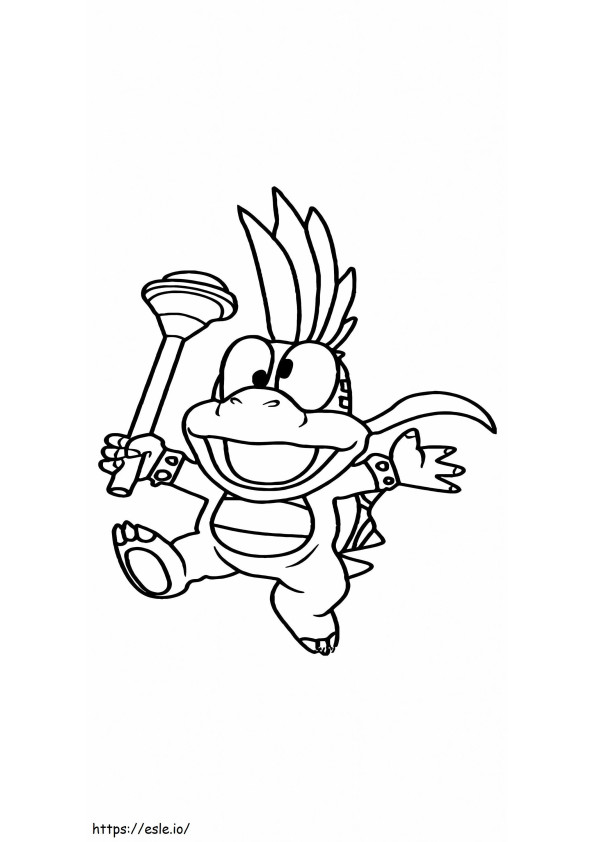 Baby Bowser Printable 5 coloring page