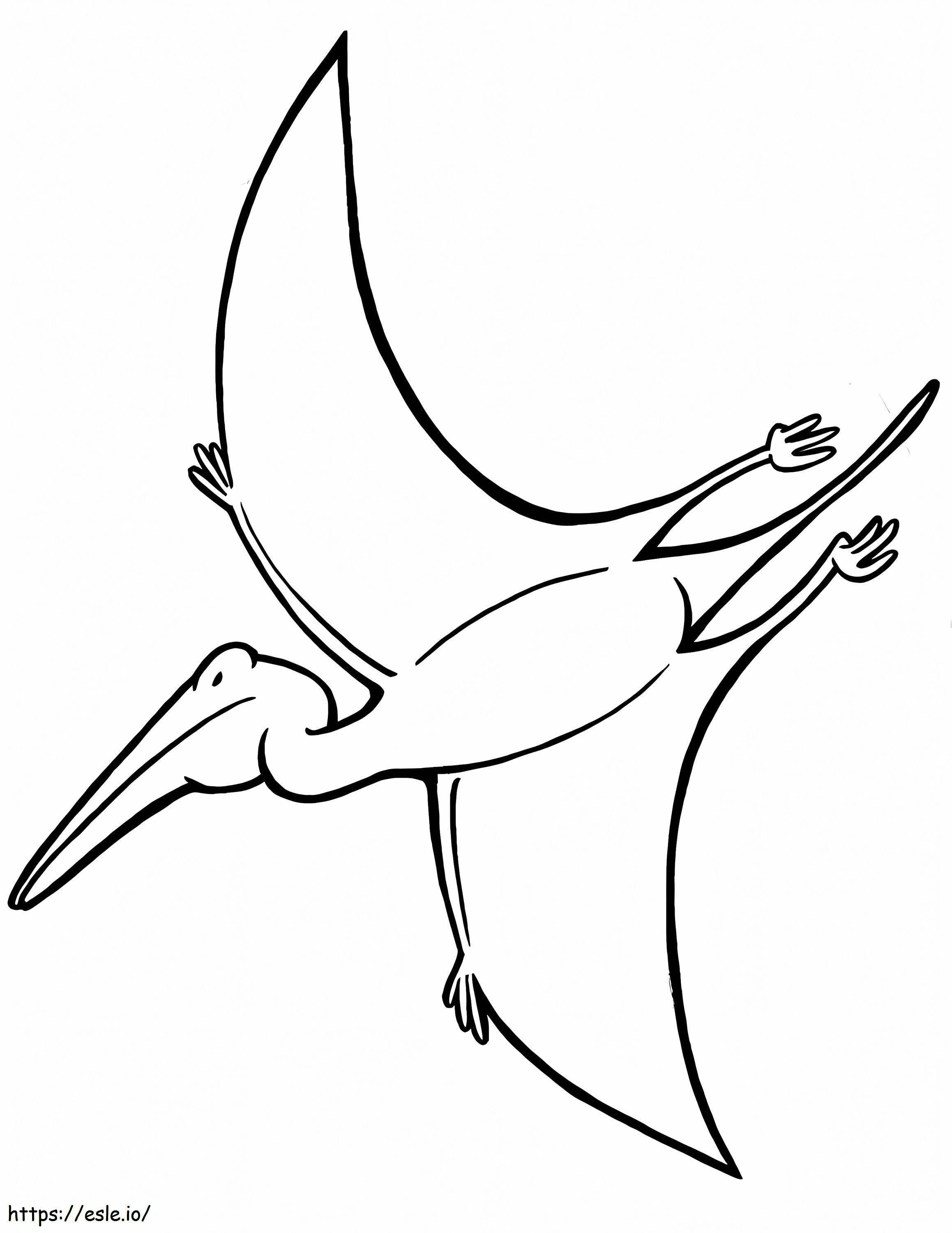 Pterodactyl 1 coloring page