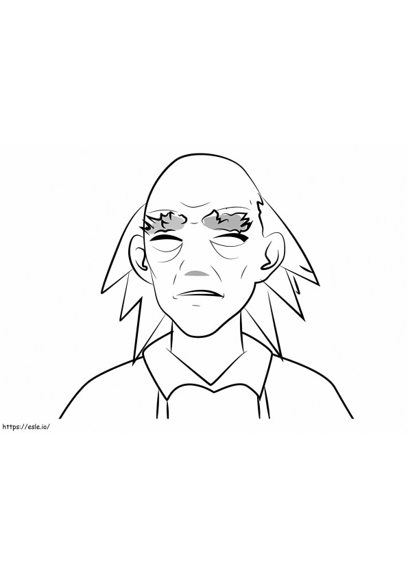 Shopkeep From RWBY coloring page
