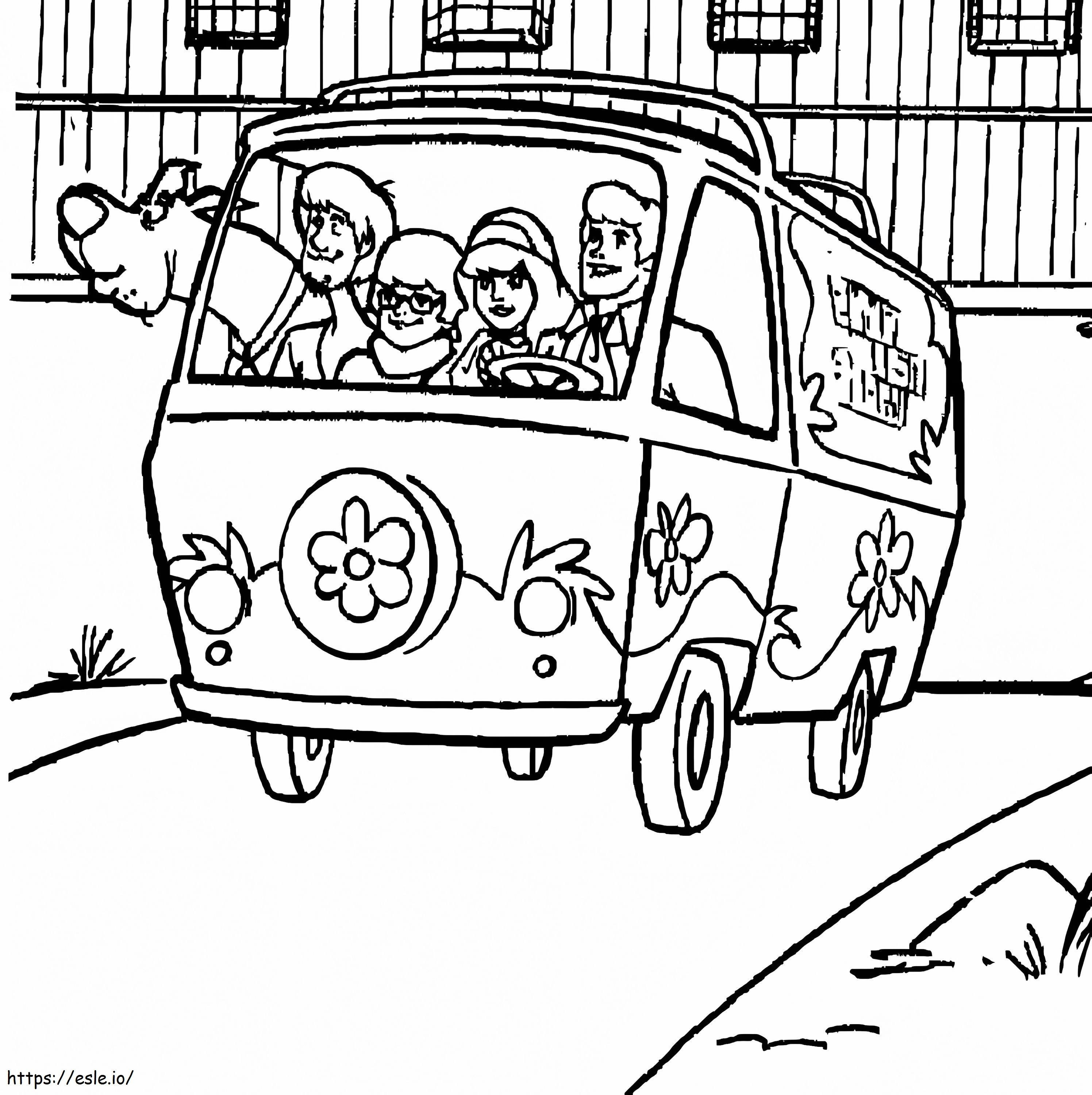 Scooby Doo Van ausmalbilder