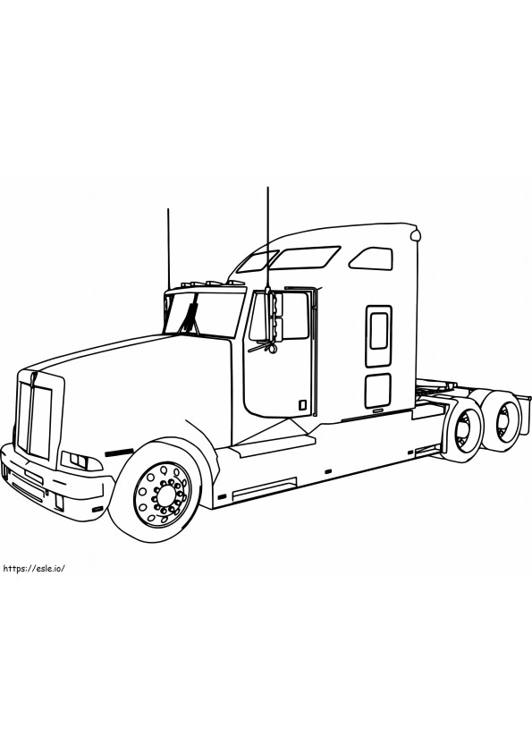 Truck Mack coloring page