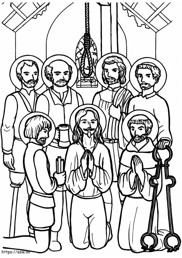 All Saints Day 7 coloring page