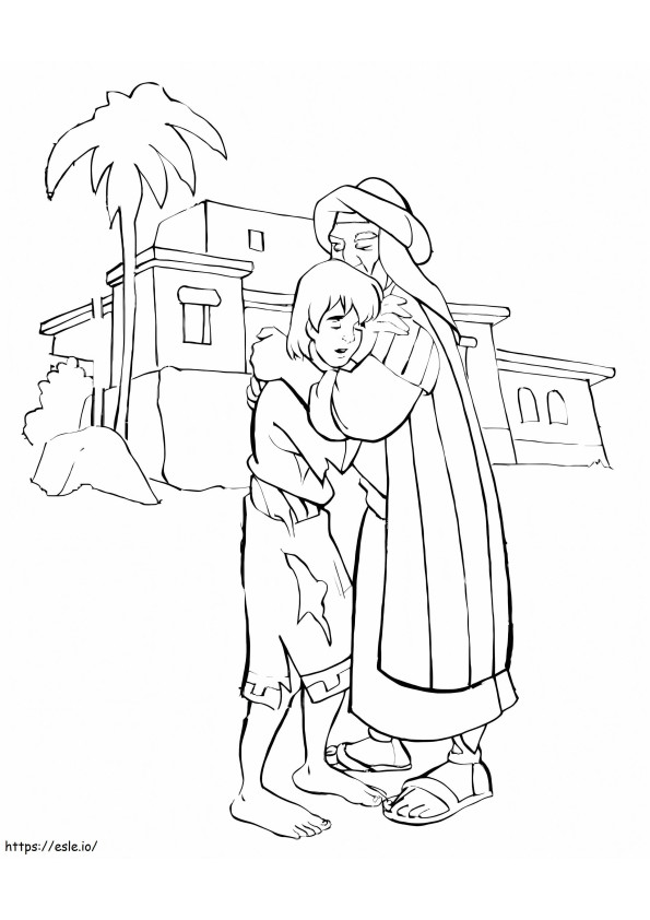 Prodigal Son 8 coloring page