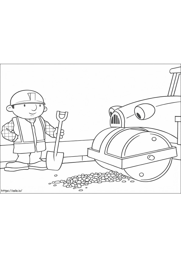 Bob And Roley Working coloring page