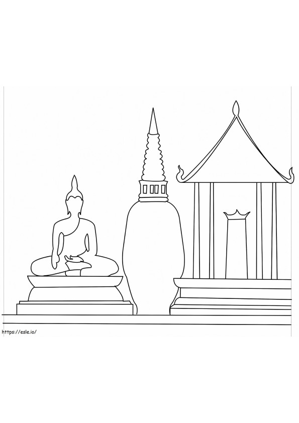 Thailand Country coloring page