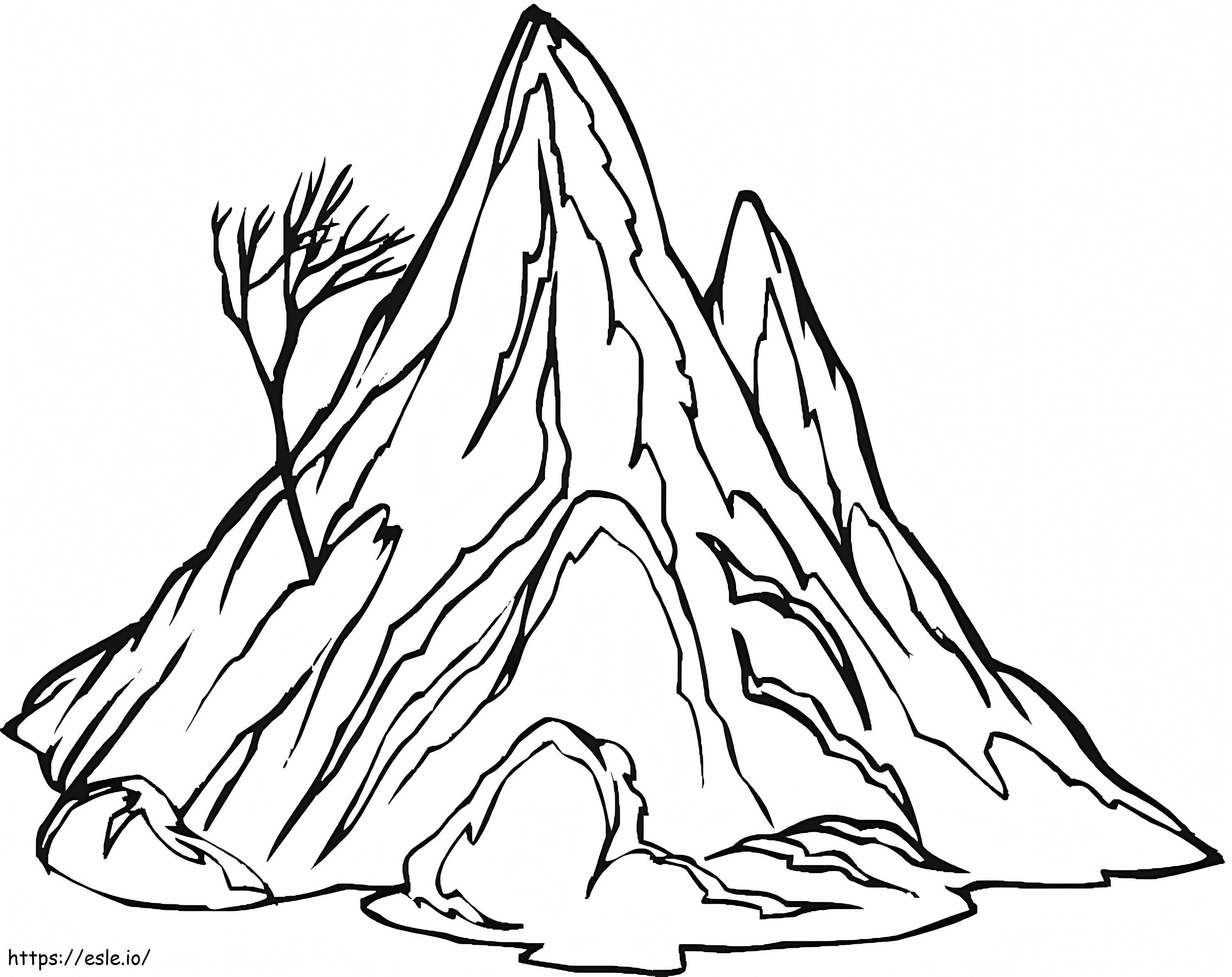 1564998642 Lonely Mountain E1600667880695 coloring page