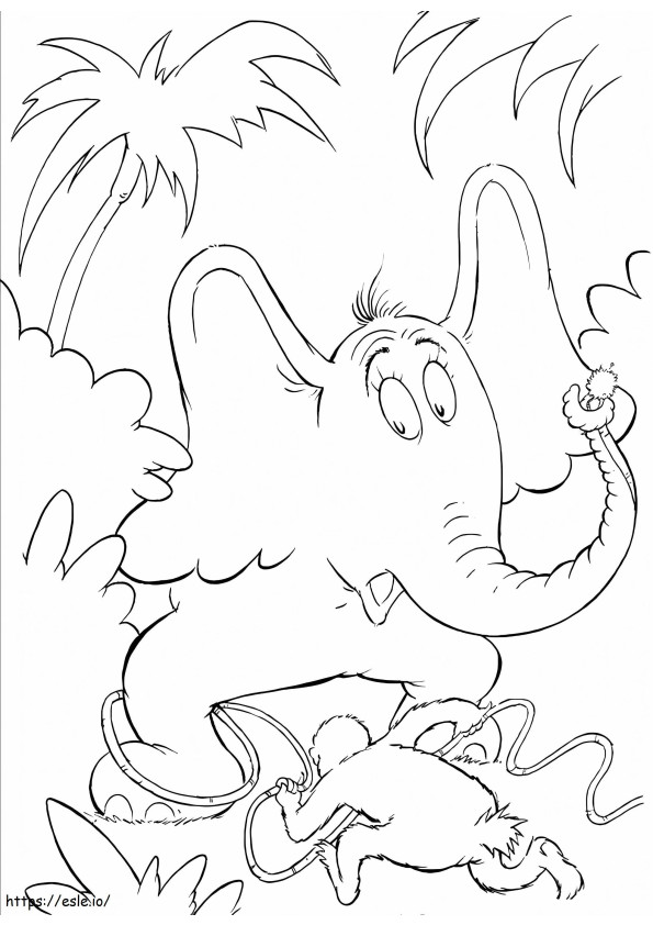 Horton et singe
