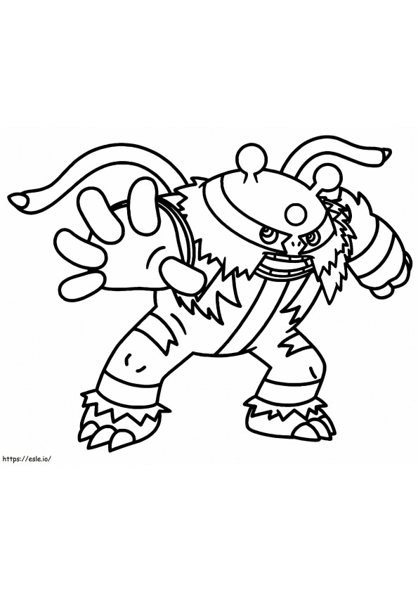 Electivire 1 coloring page