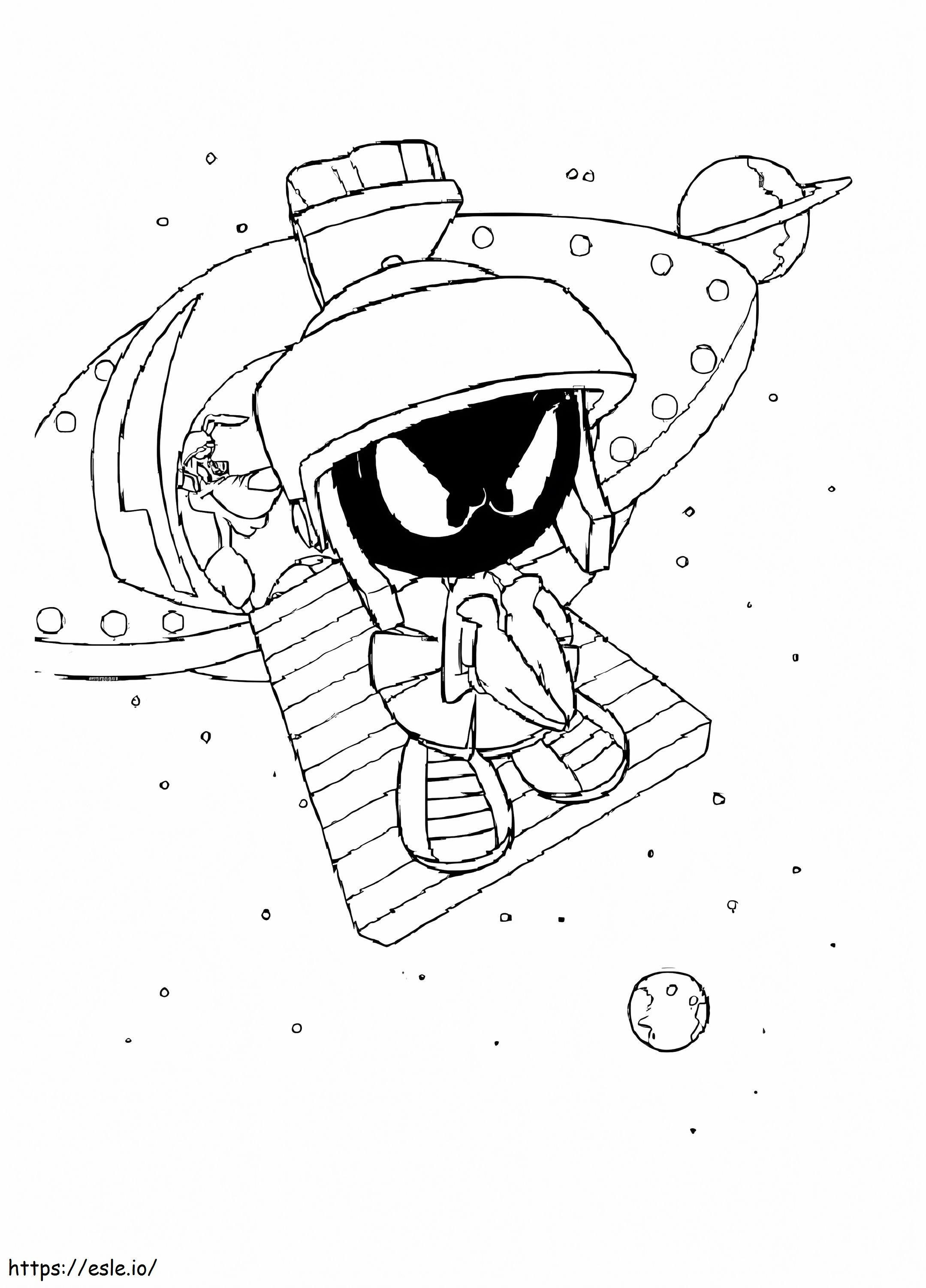 Marvin The Martian Printable coloring page