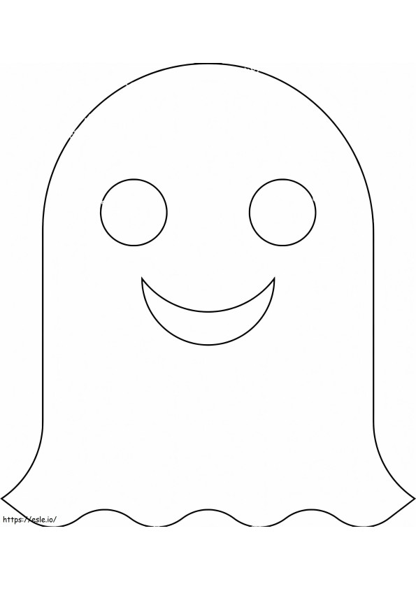 Lovely Ghost coloring page