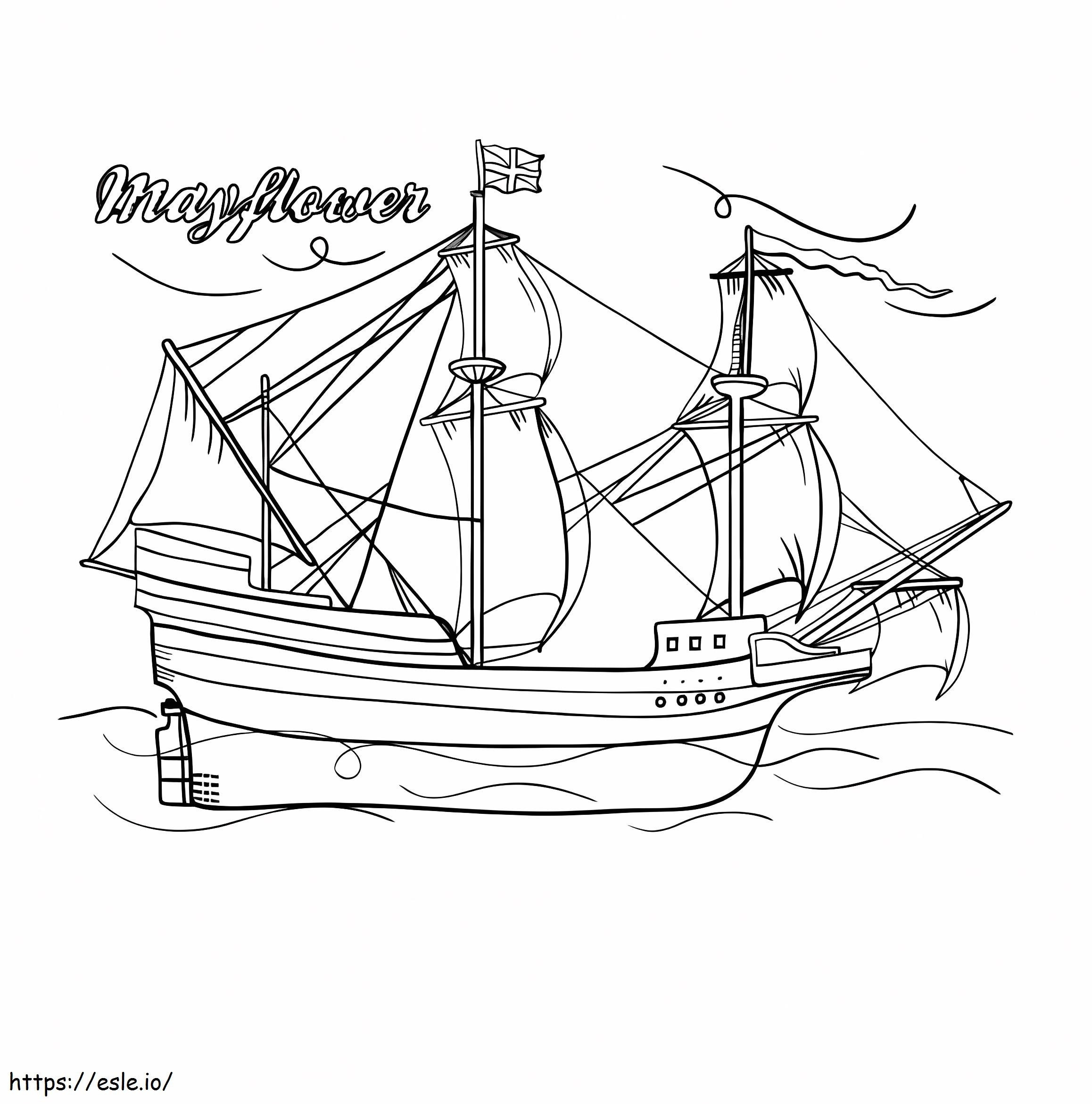 Mayflower 3 värityskuva