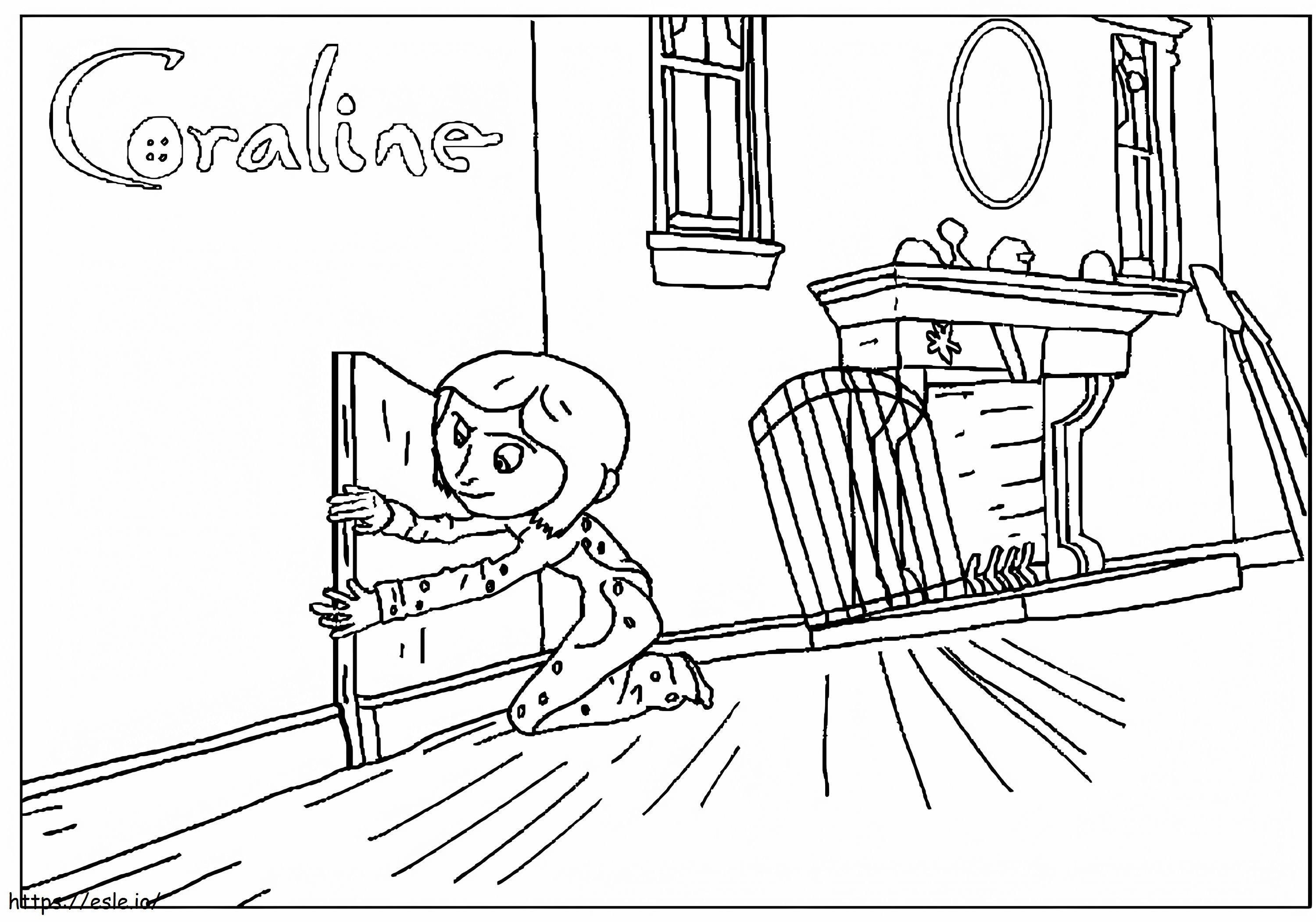 Coraline 7 coloring page