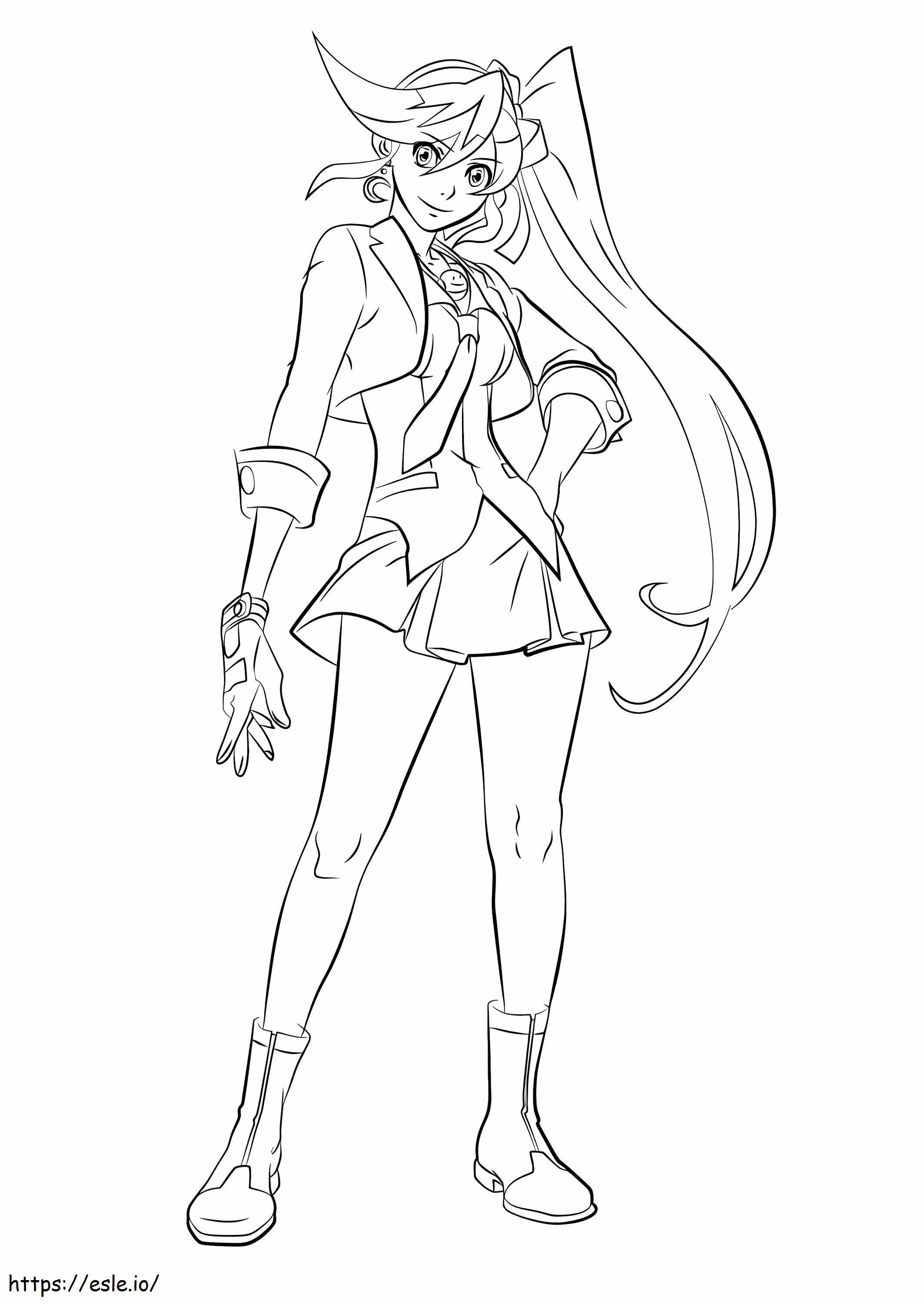 Athena Cykes From Ace Attorney coloring pages