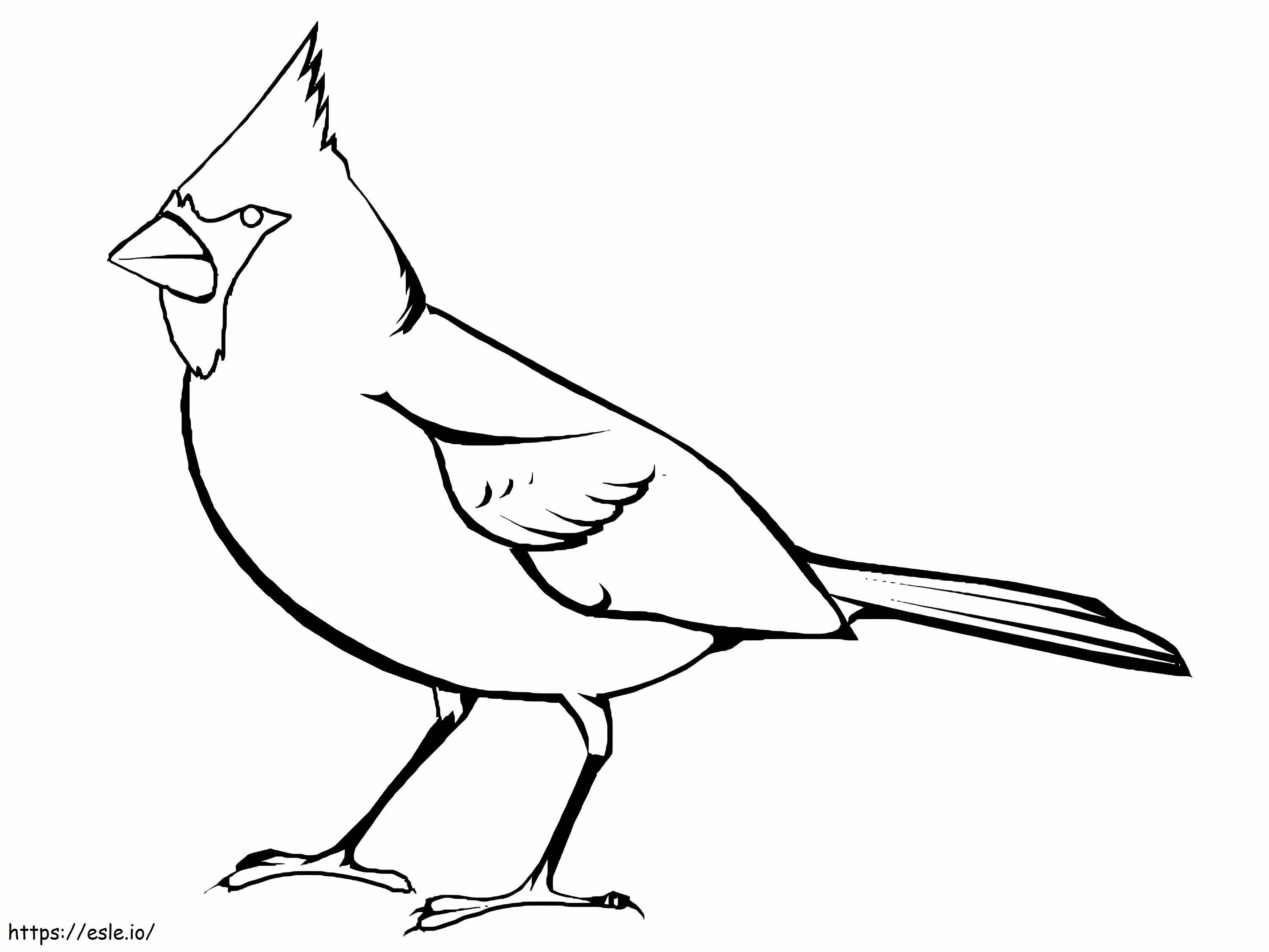 Angry Nightingale coloring page