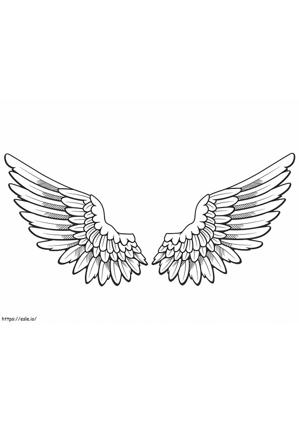 Angel Wings 3 värityskuva
