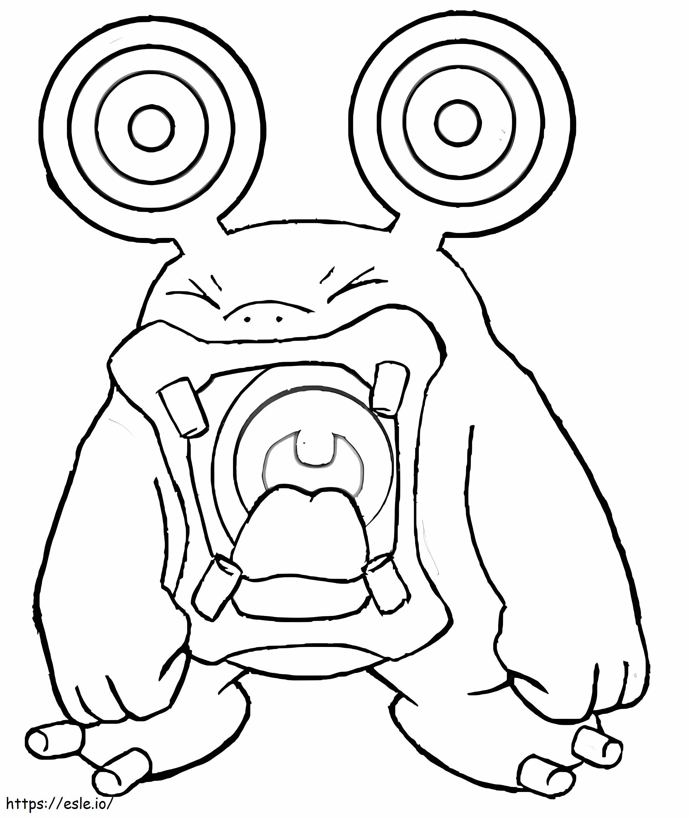 Loudred Pokemon 1 coloring page