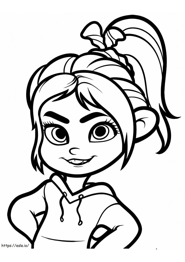 1528539909 Vanellope coloring page