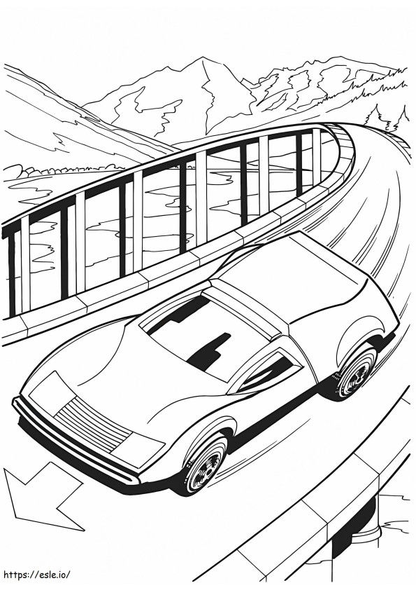 Hot Wheels 15 coloring page