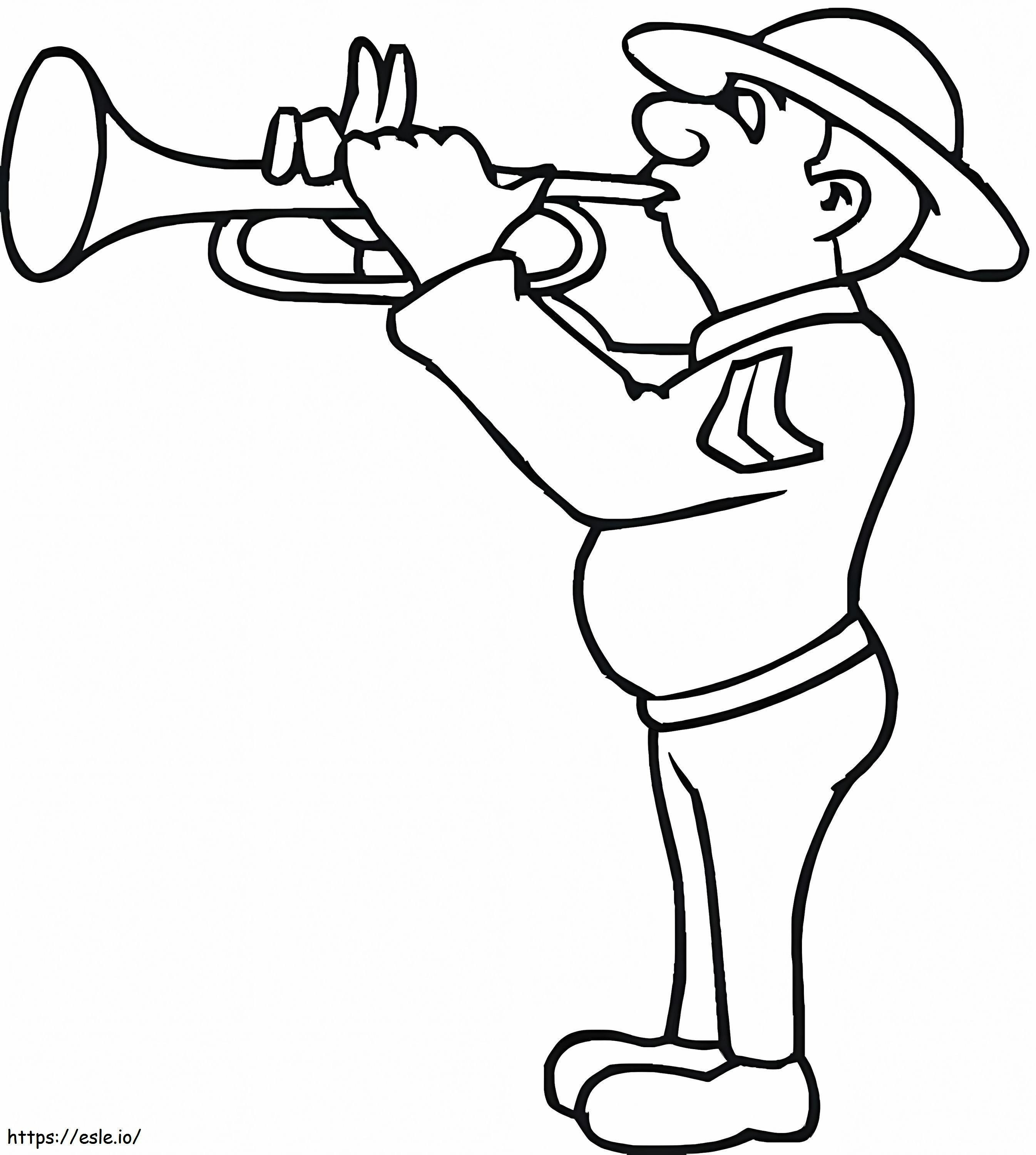 Man On Veterans Day coloring page