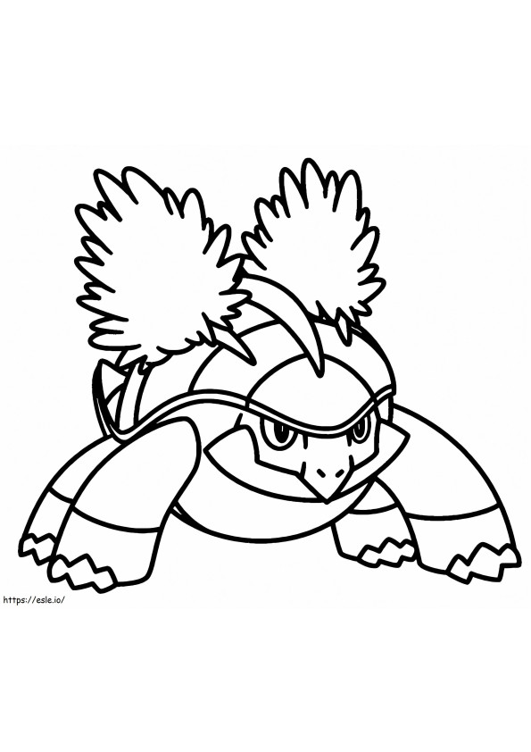 Free Grotle Pokemon coloring page