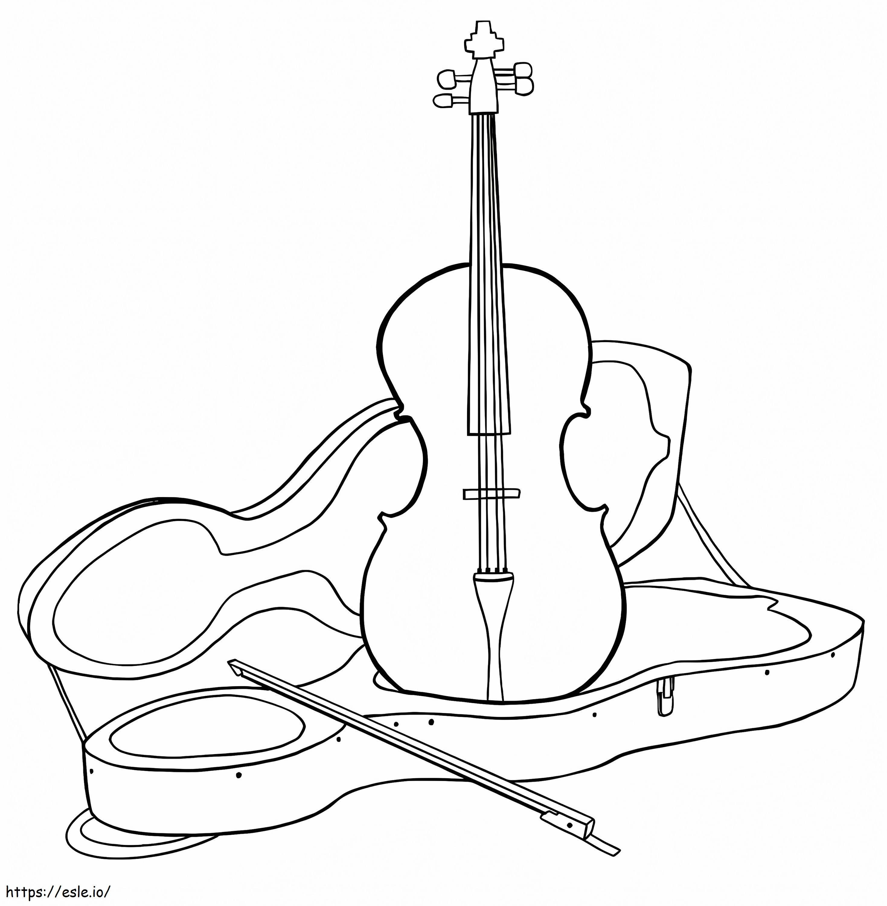 Cello kostenlos zum Ausdrucken ausmalbilder