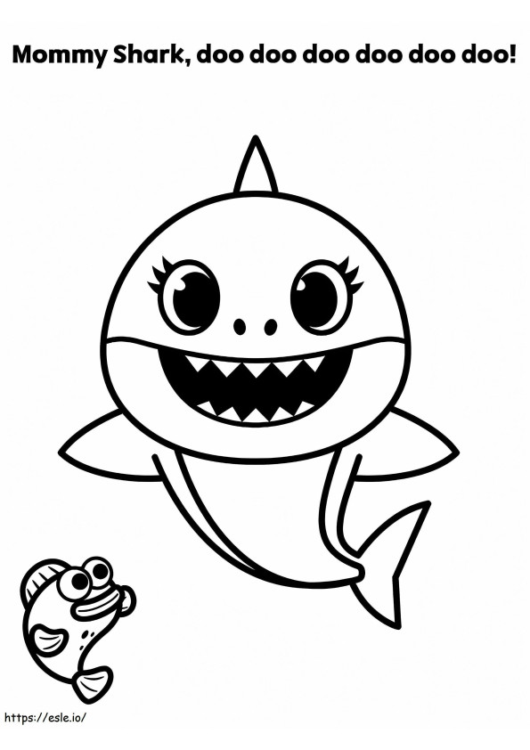 1583893478 Pinkfong Baby Shark Ensimmäinen iso Colorin-kirjani värityskuva