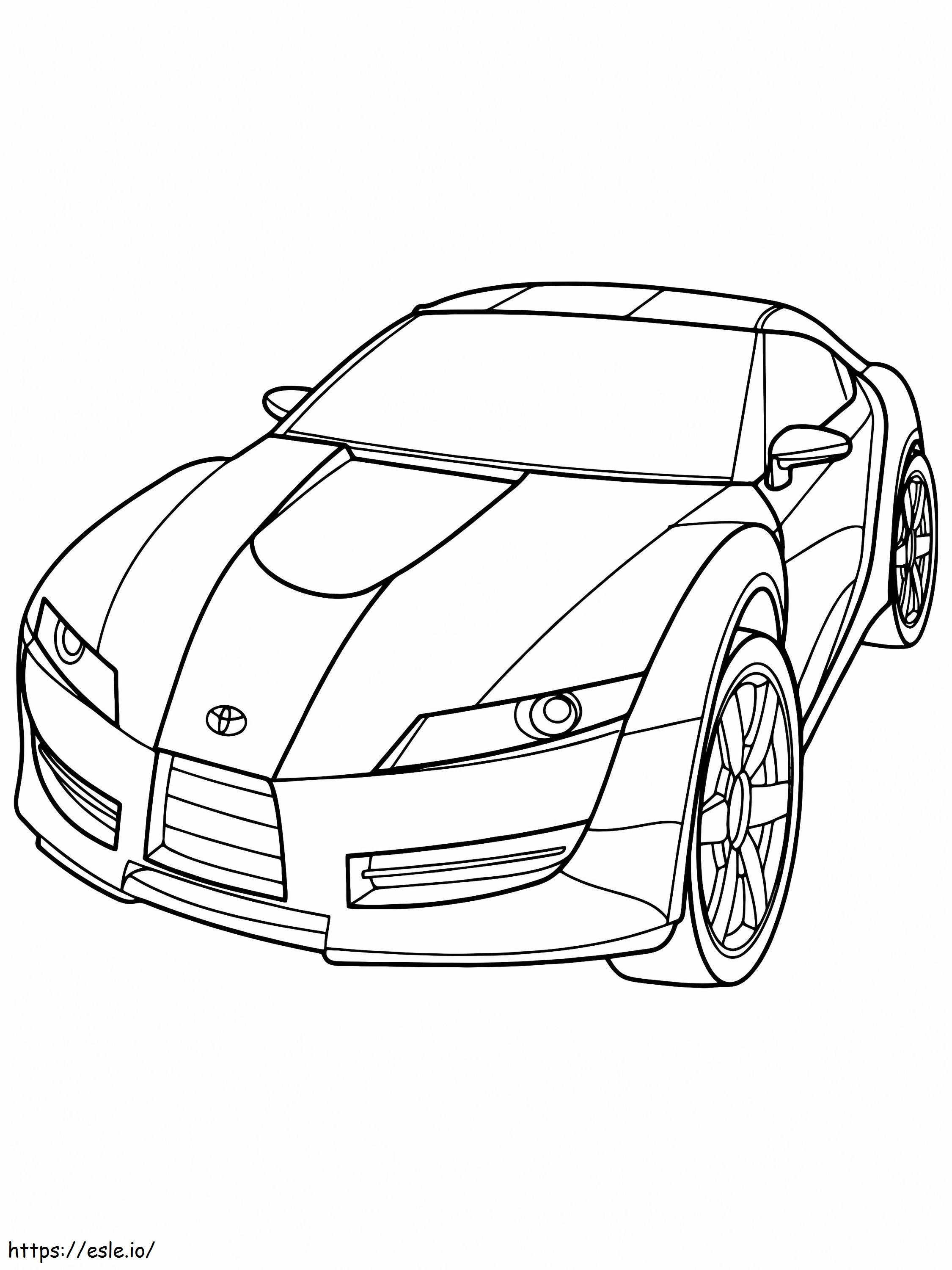 Great Car Design coloring page