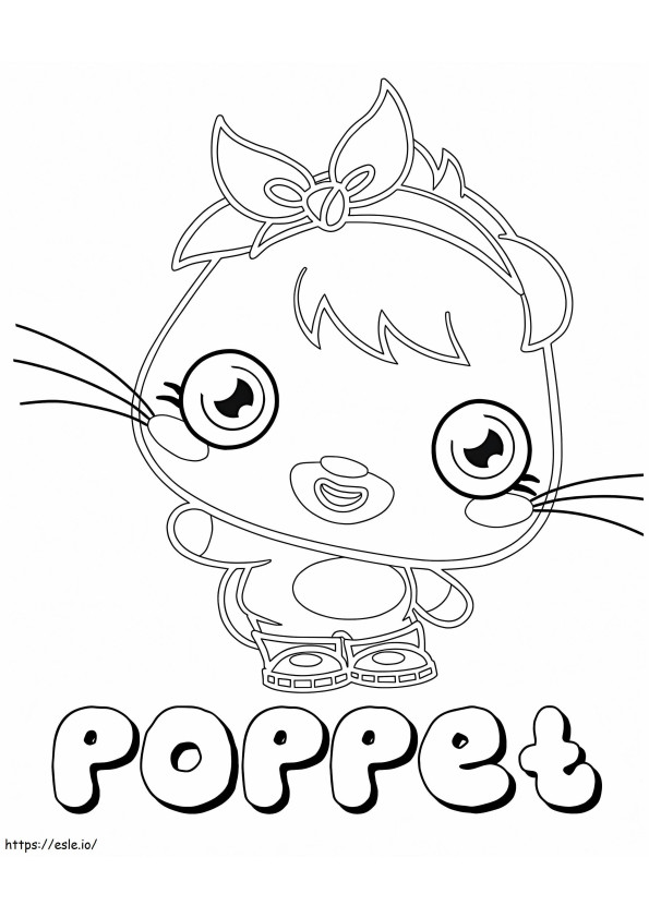 Poppet Moshi Monsters coloring page