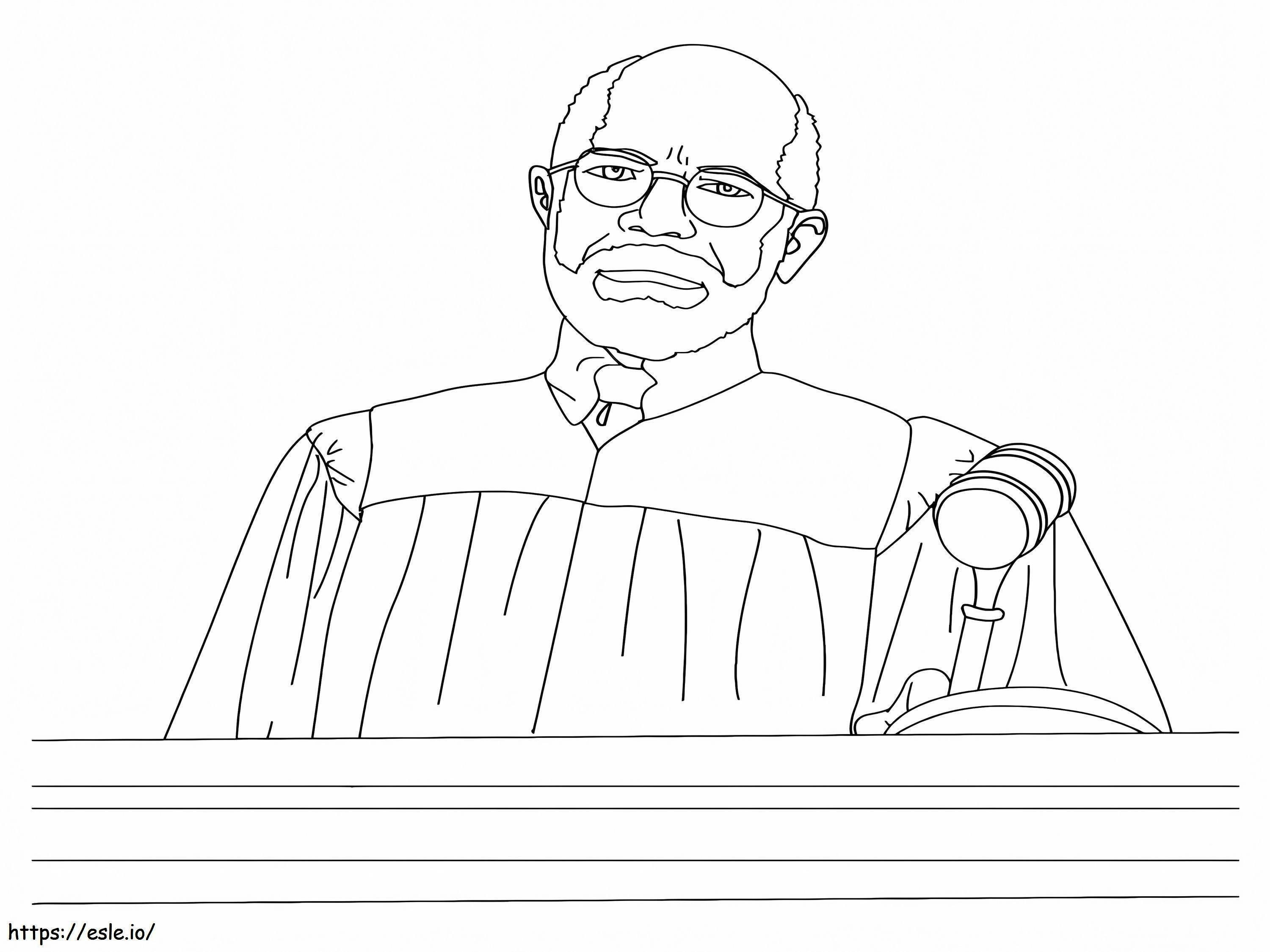 Judge 7 coloring page