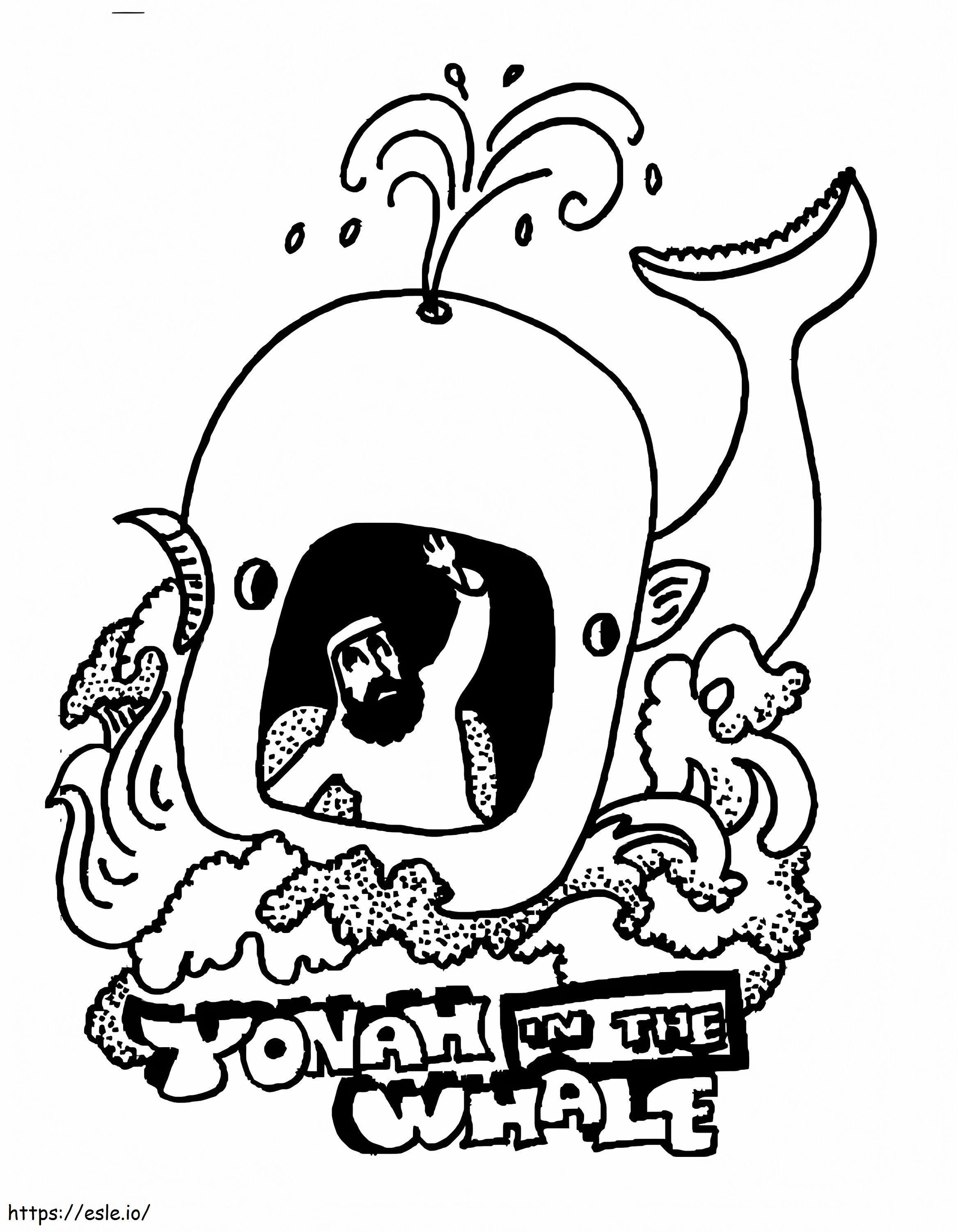 Jonah And The Whale 13 coloring page